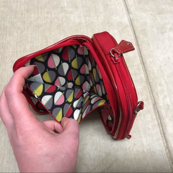 VB On the Square Crossbody in Tango Red - Picture 6 of 9